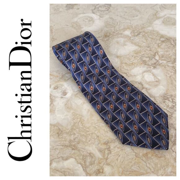 Christian Dior 100% Silk Tie - Picture 1 of 8